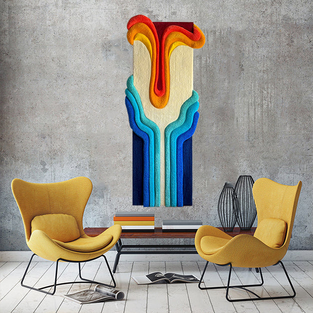DRIP – Hand-Tufted Abstract Wall Sculpture