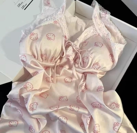 😻Hello Kitty pink sleep dress