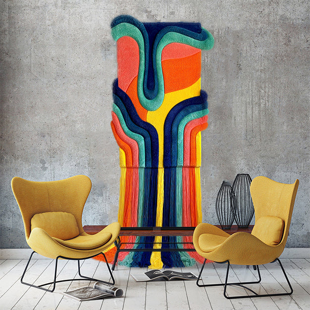 PUDDLE – Hand-Tufted Abstract Wall Sculpture