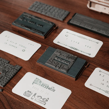 Classic Printing Press 3D Wooden Puzzle