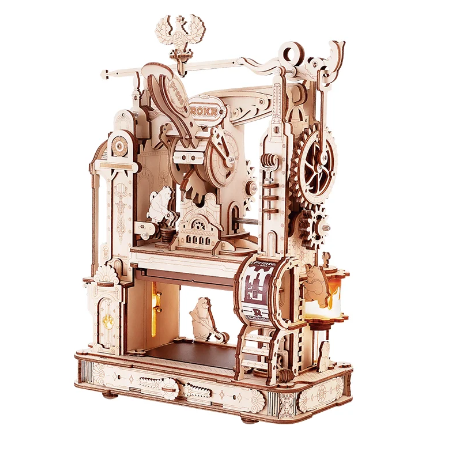 Classic Printing Press 3D Wooden Puzzle
