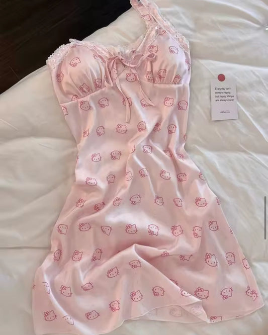 😻Hello Kitty pink sleep dress