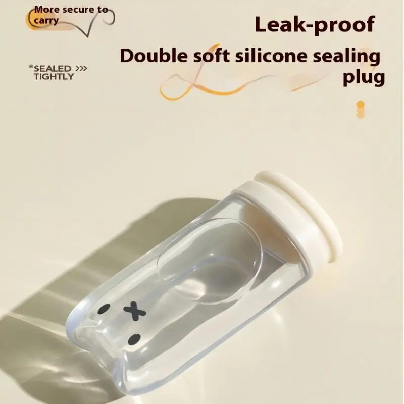 2in1 Cute Bear Travel Kids Toothbrush Set