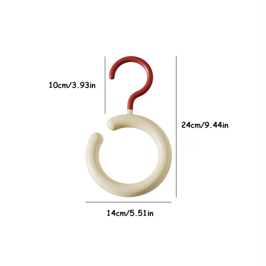 2pcs Rotating Multi-Hook Closet Organizer  Hanger