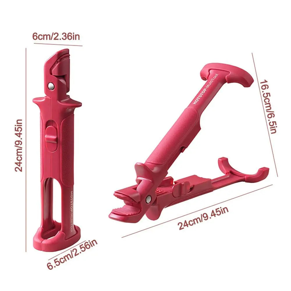 2in1 Anti-Scald Secure Grip Bowl Holder