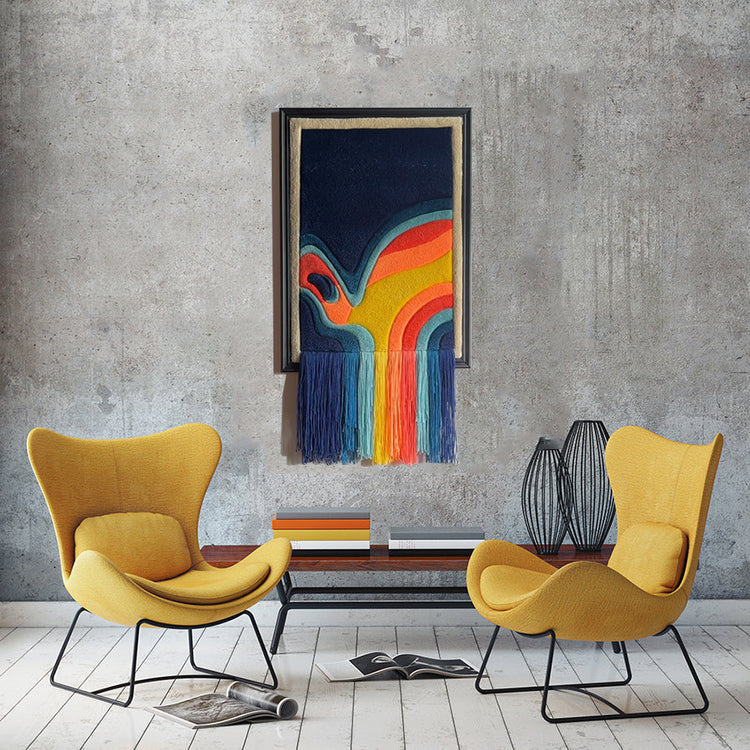 SPILL – Hand-Tufted Abstract Wall Sculpture