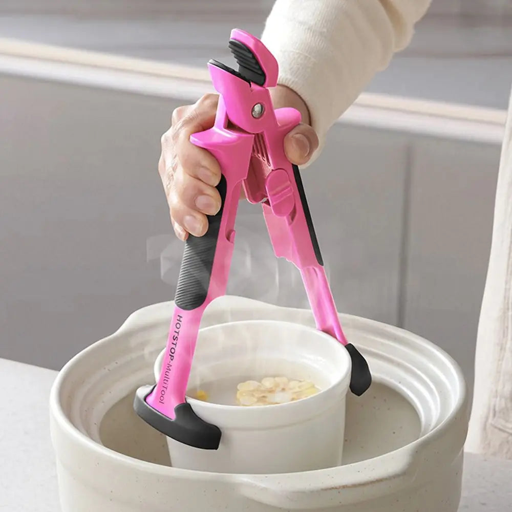 2in1 Anti-Scald Secure Grip Bowl Holder