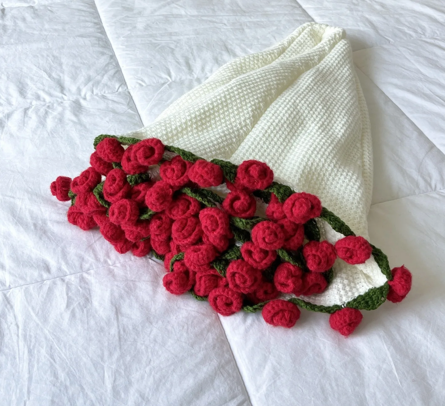 W-Crochet Bouquet Blanket💐