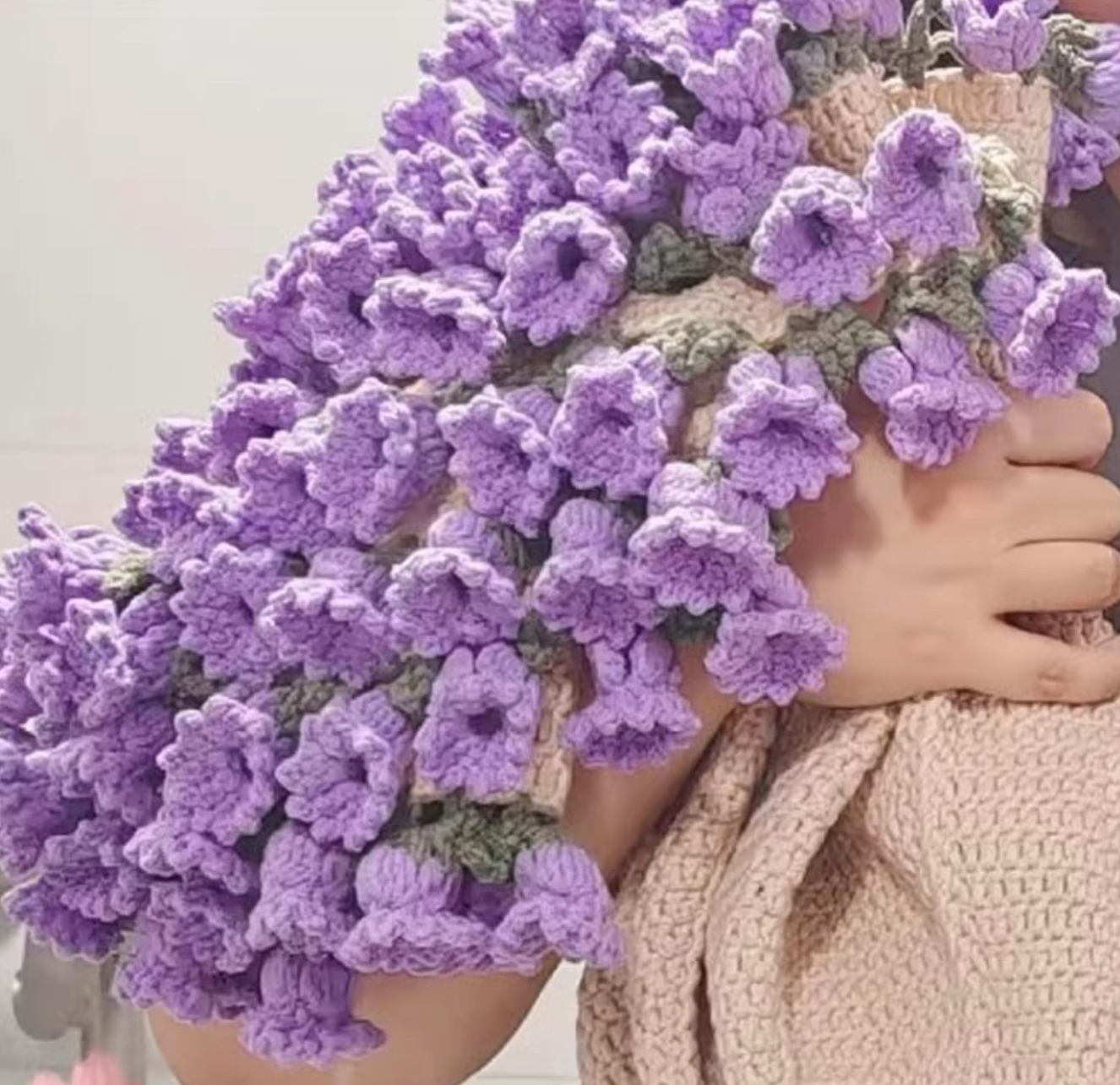 W-Crochet Bouquet Blanket💐