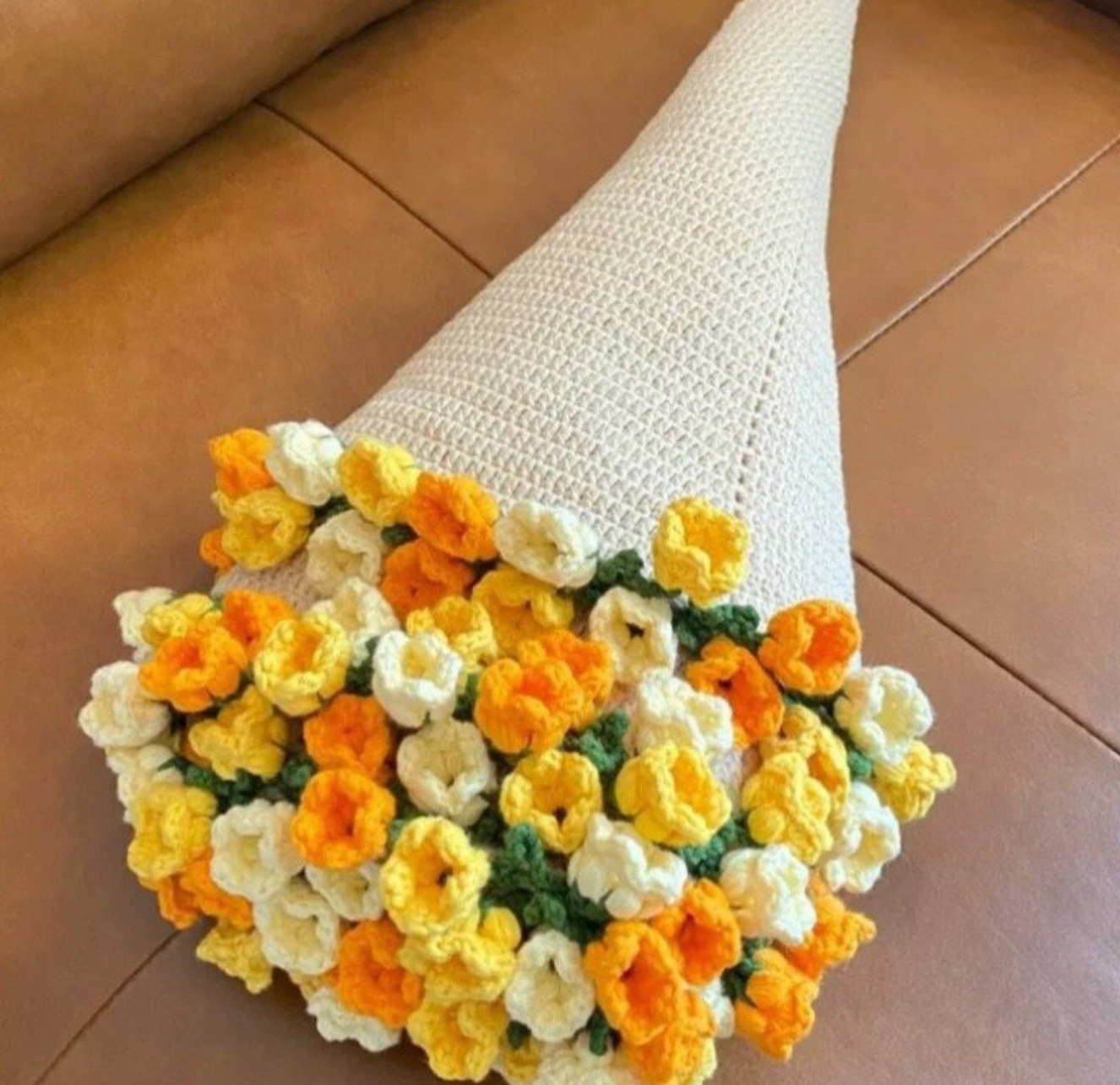 W-Crochet Bouquet Blanket💐