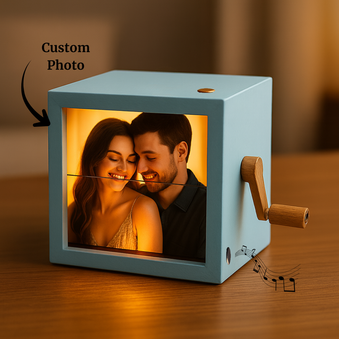 Personalized Photo Box with Light